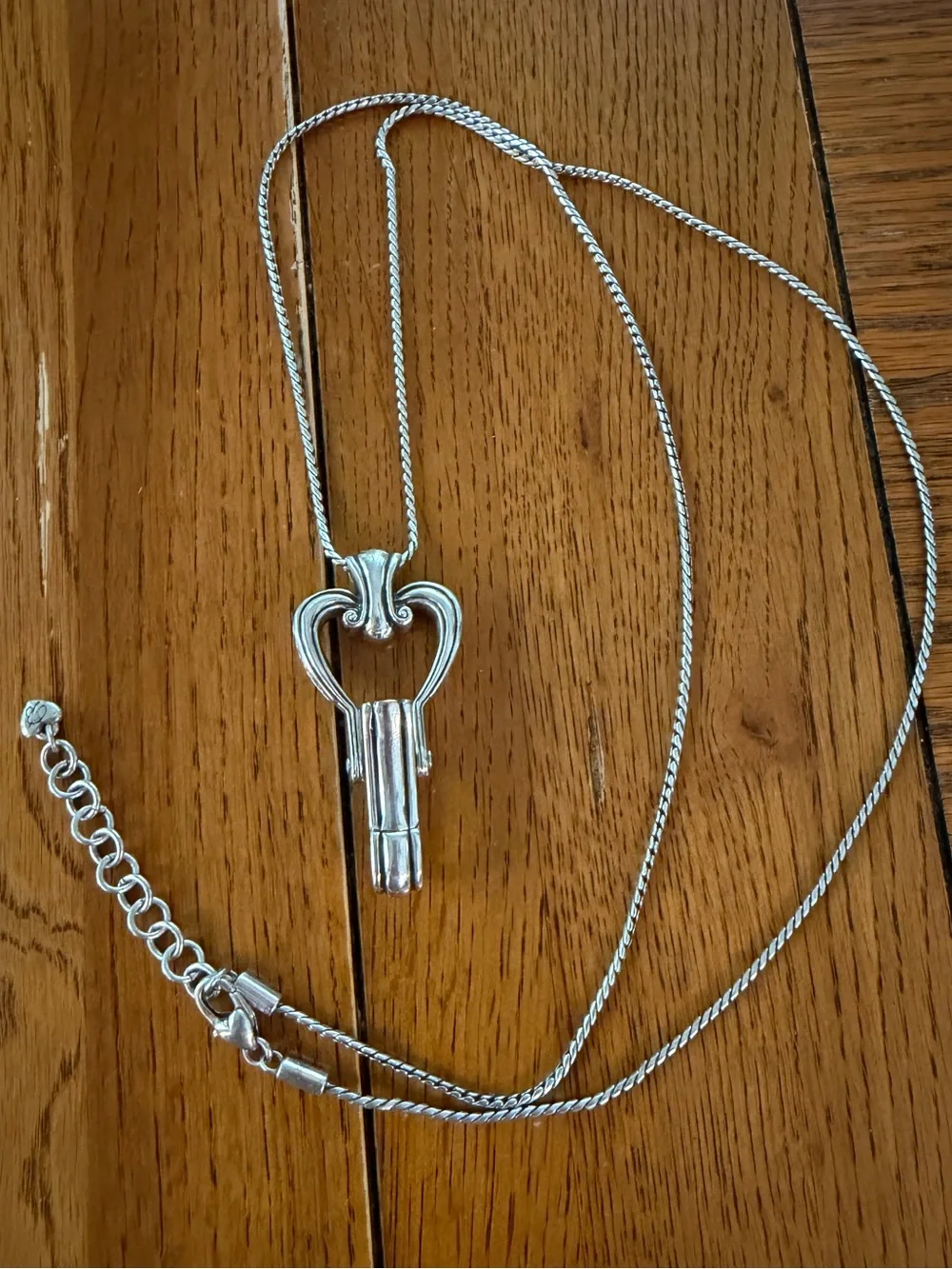 Brighton SWEETY HEART Badge Clip Necklace Lanyard RETIRED